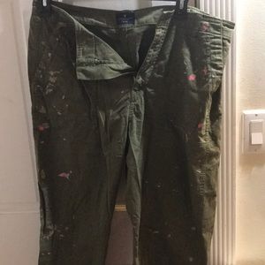 Boy cropped distressed pants